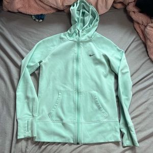 Teal Nike zip up